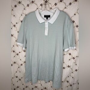 Banana Republic Soft Blue Polo Shirt